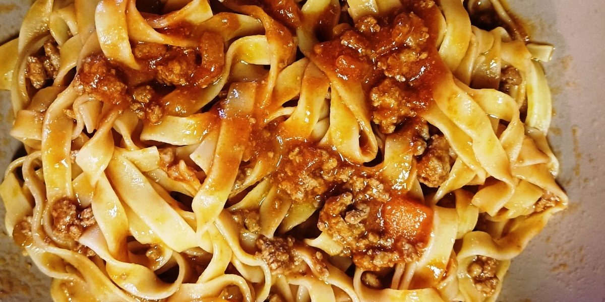 Tagliatelle with Grandma Teresa's Tuscan ragout